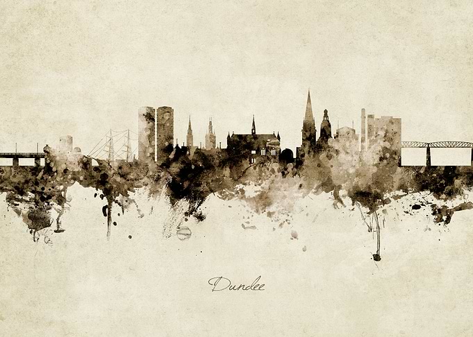 Dundee Scotland Skyline