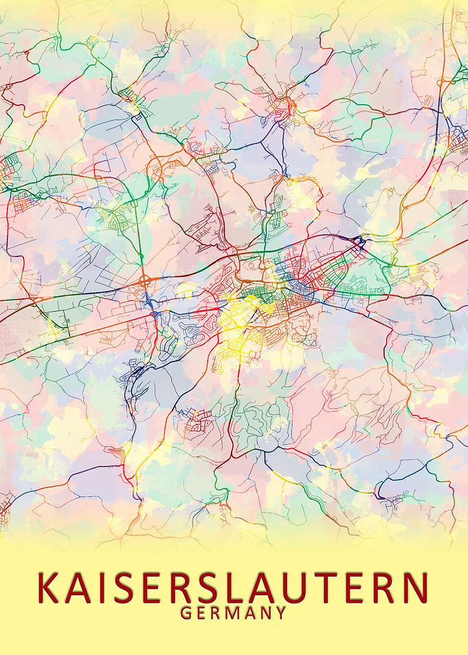 Kaiserslautern Germany Map