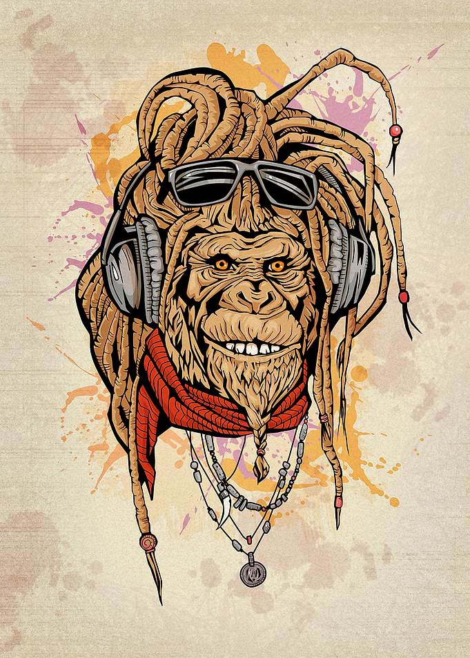 Portarit of club DJ rasta