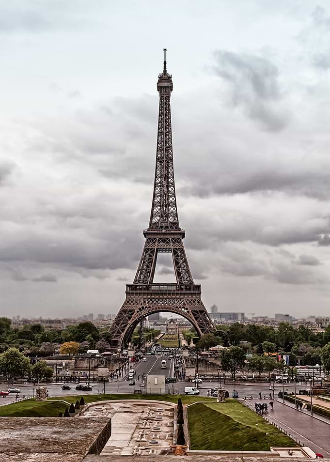 Clouds Over The Eiffel Tow