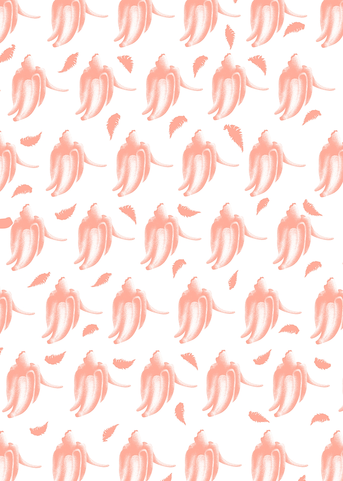 Pink Banana Pattern