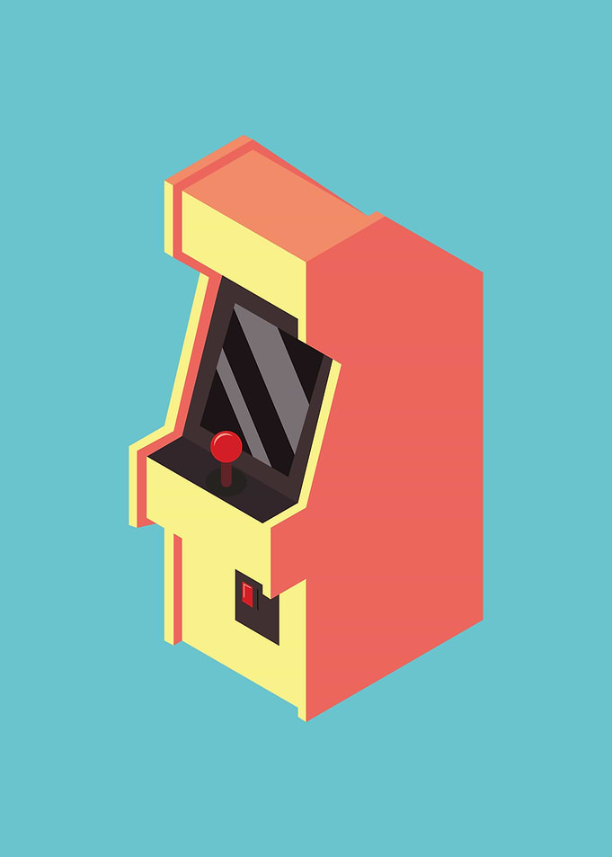 Isometric Arcade Machine