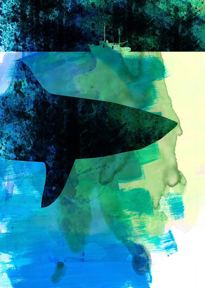 Jaws Watercolor