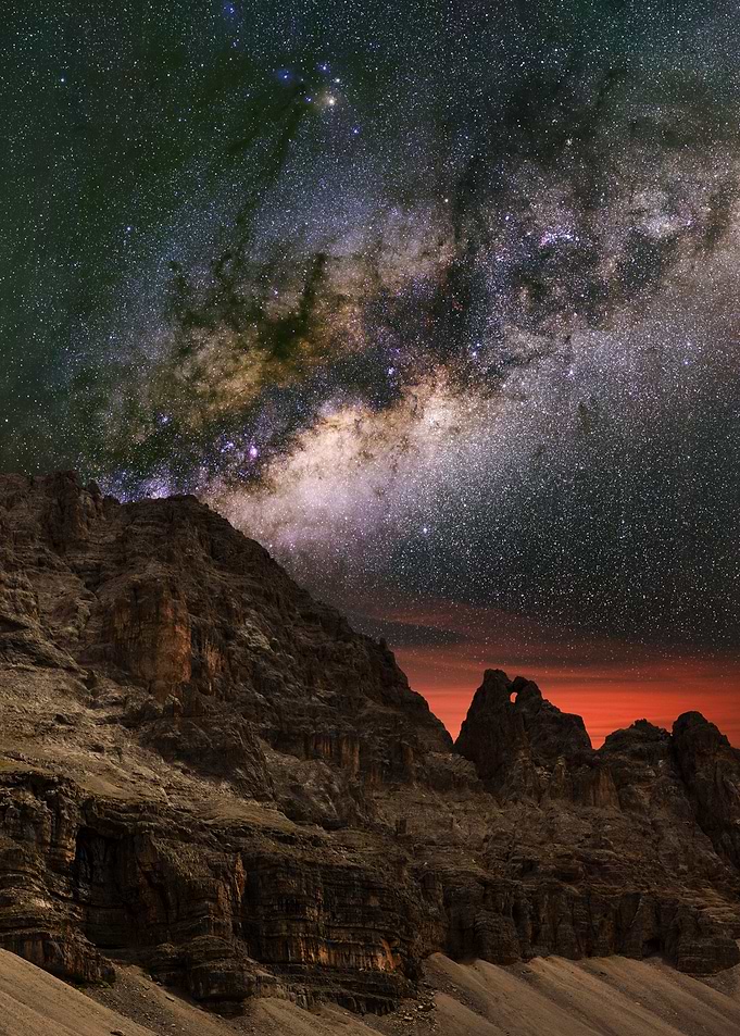 Milky Way in the Mountains