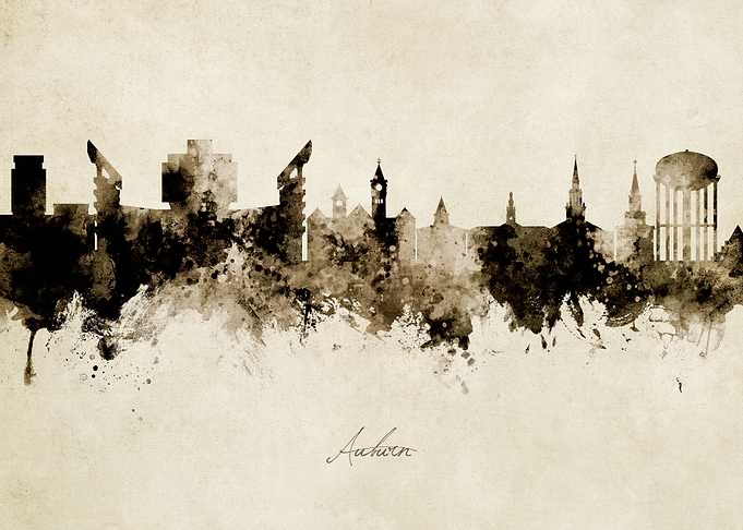 Auburn Alabama Skyline