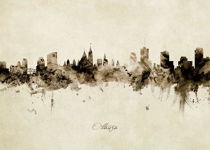 Ottawa Canada Skyline