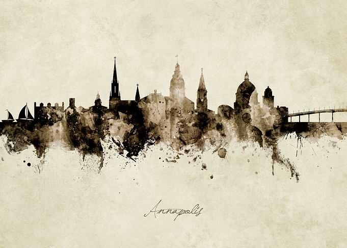 Annapolis Maryland Skyline