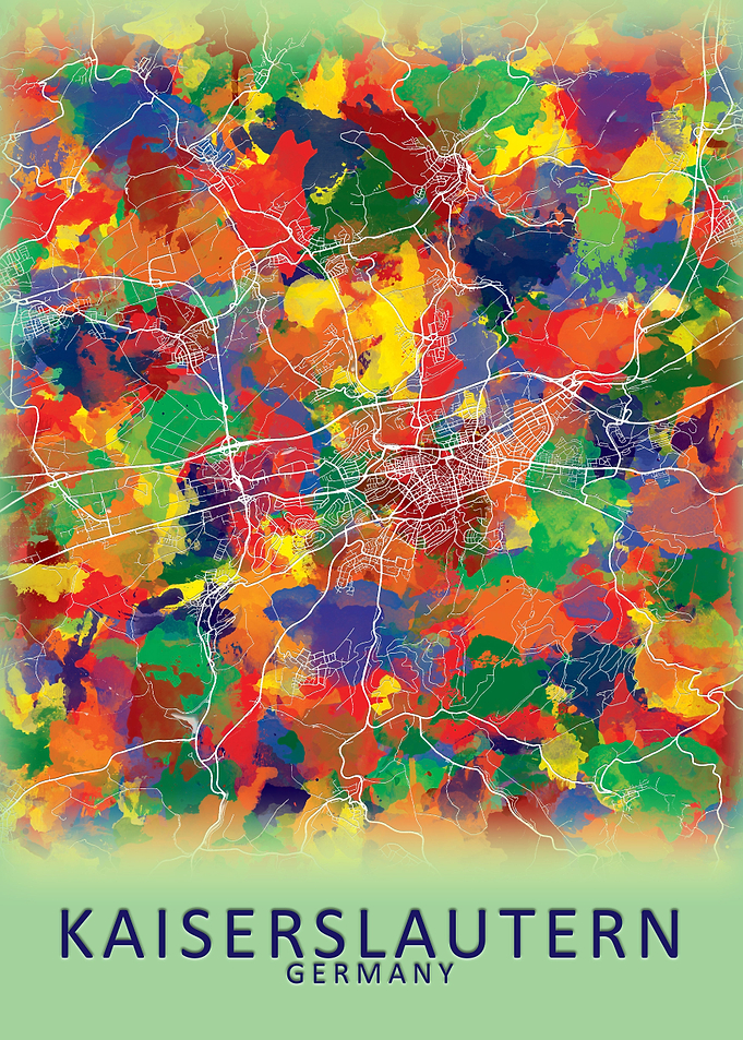 Kaiserslautern Germany Map