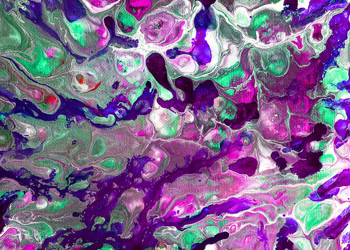 Color blot acrylic fluid