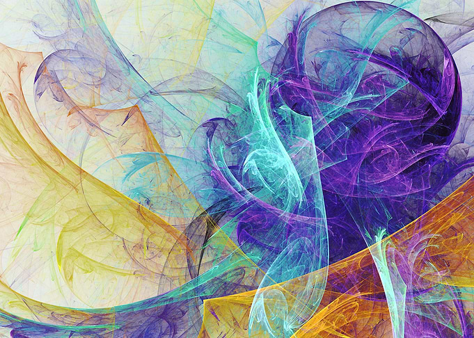 Abstract Paint Fractal