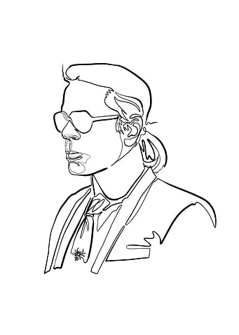 Lagerfeld Continuous Line
