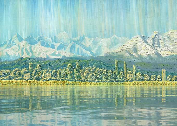 Caucasian Mountain Ridge