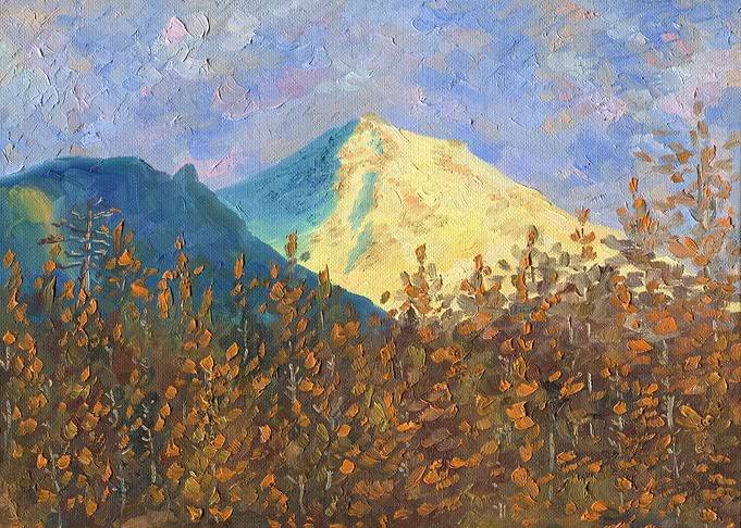 Mountain Elbrus Sunrise