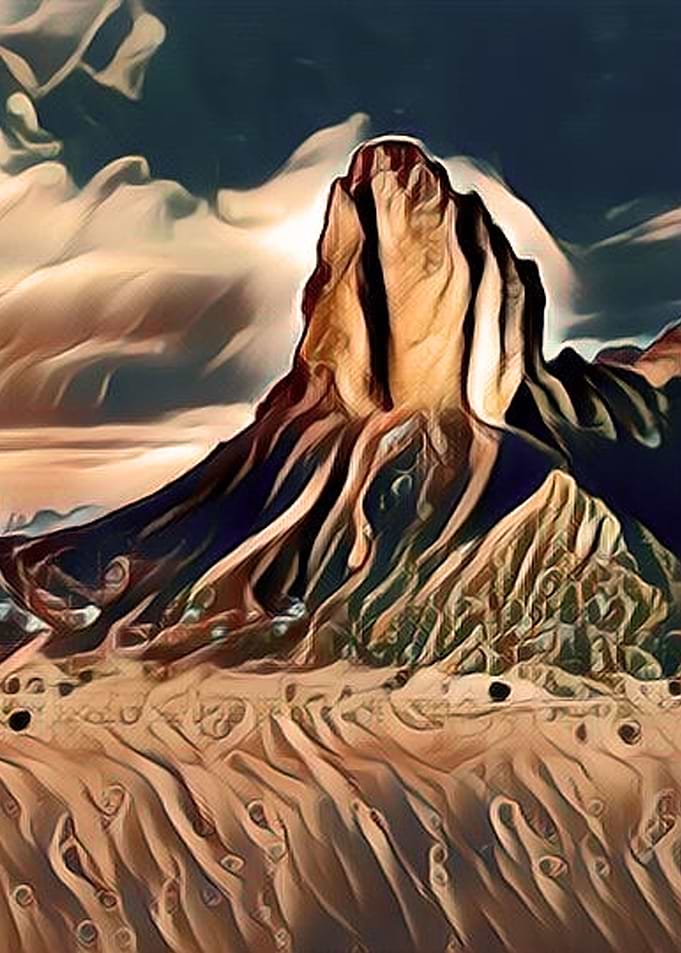 mountain nature art