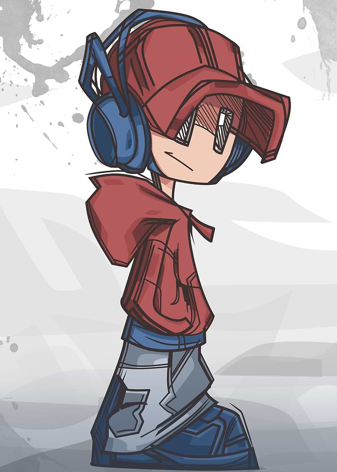 Cool Man Cartoon