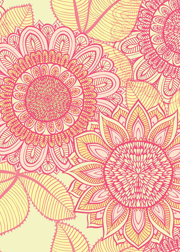 Hand Drawn Flral Mndala 02