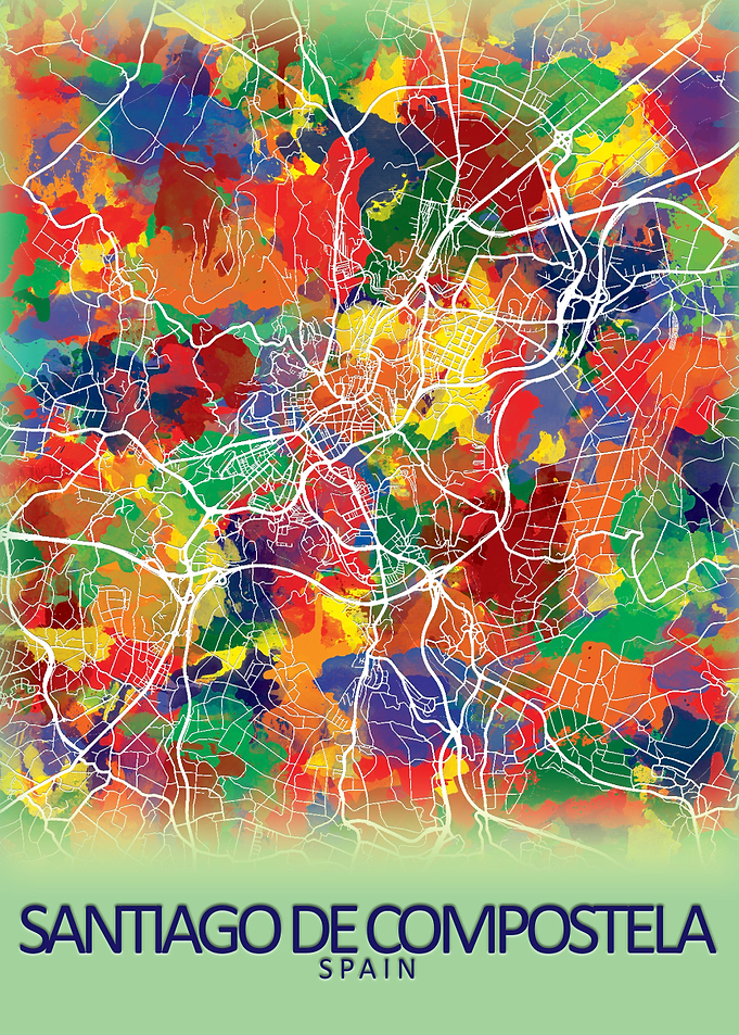 Santiago de Compostela Map