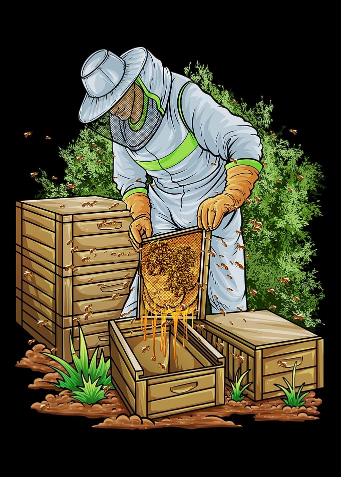 Beekeeper at Work