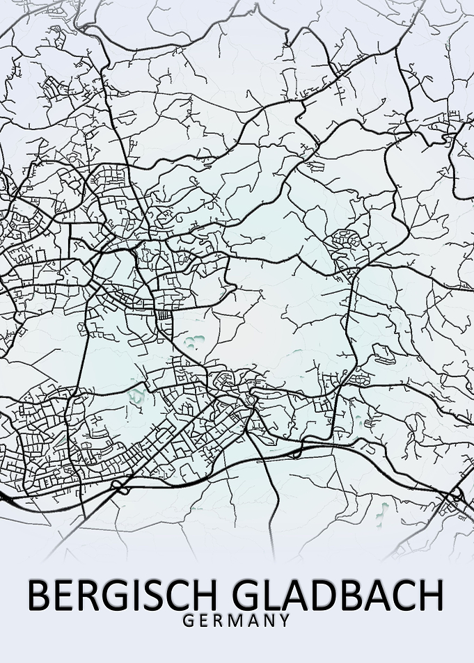Bergisch Gladbach City Map