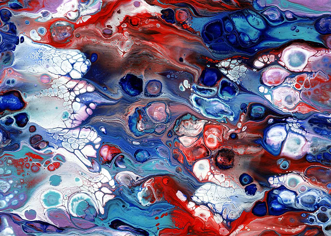 Color blot fluidart fun