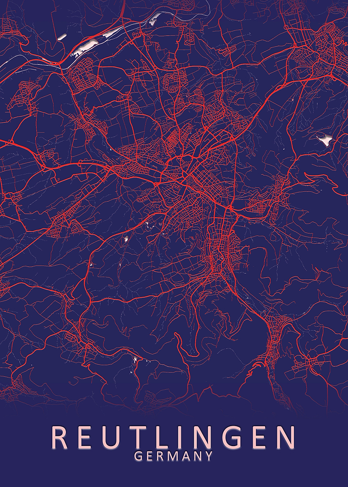 Reutlingen Germany Map