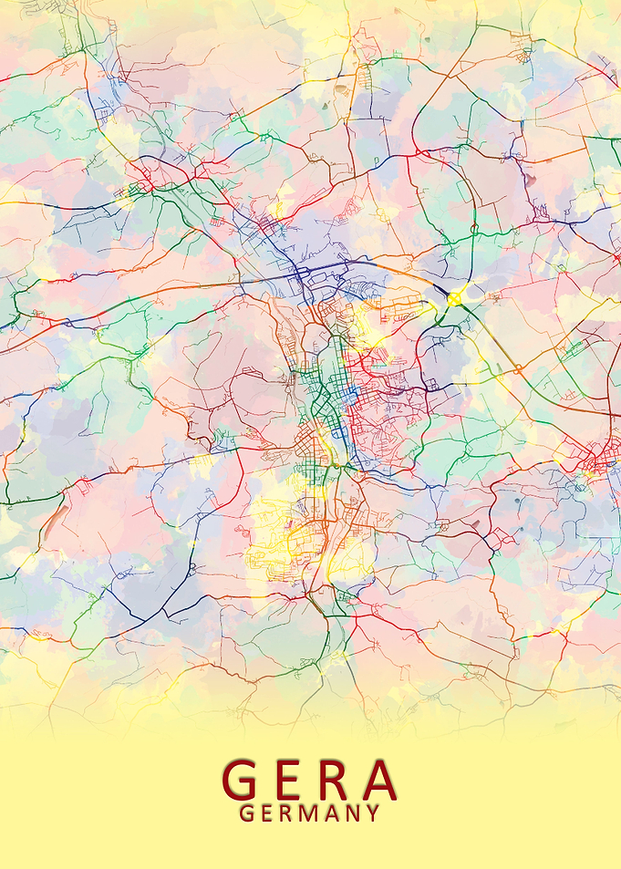 Gera Germany City Map