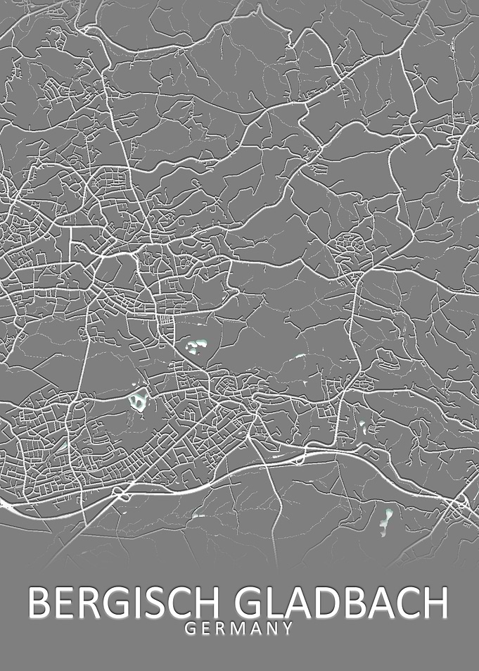 Bergisch Gladbach City Map