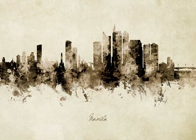 Manila Philippines Skyline