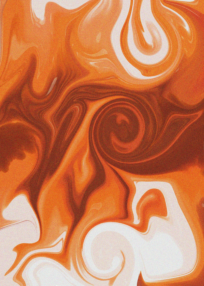 Sunset Sky Marble Poster