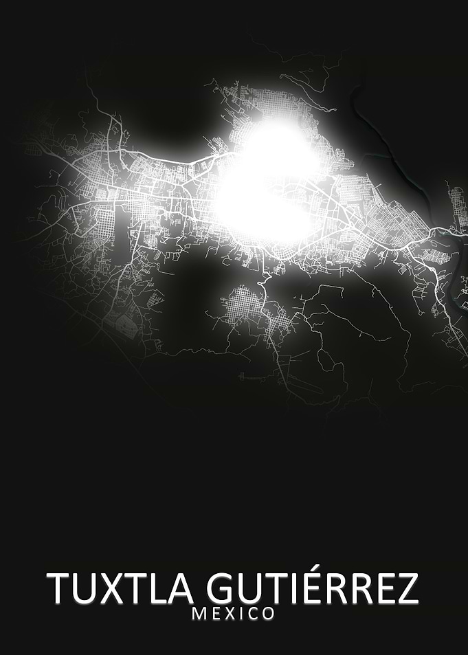 Tuxtla Gutierrez City Map