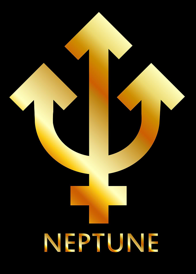 Neptune zodiac symbol