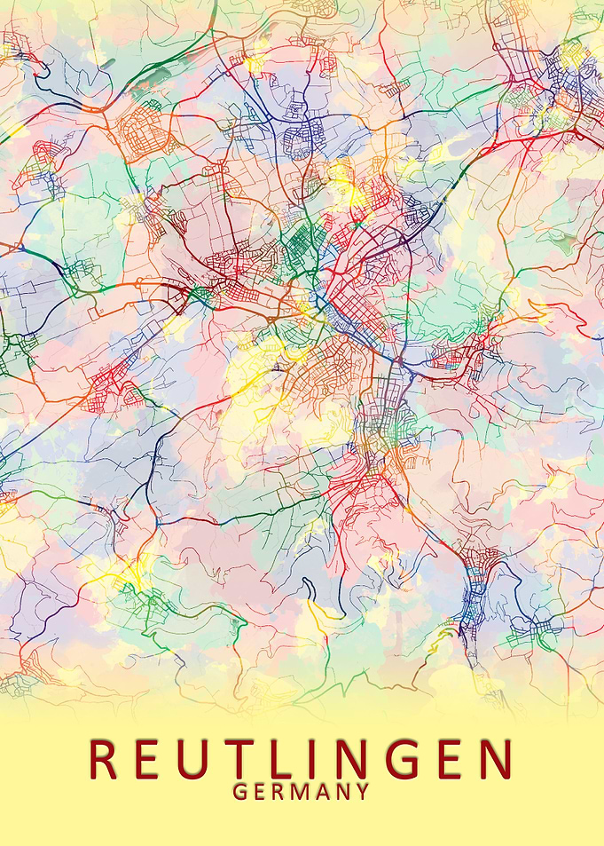 Reutlingen Germany Map