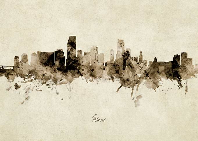 Miami Florida Skyline