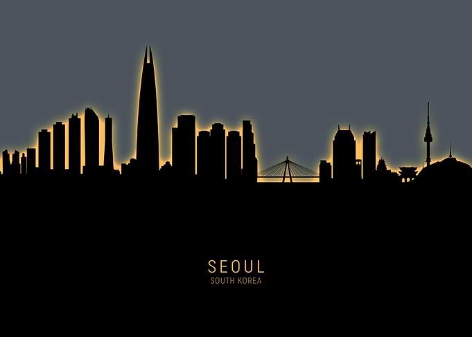 Seoul South Korea Skyline
