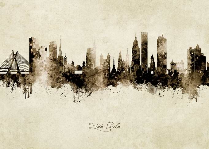 Sao Paulo Brazil Skyline