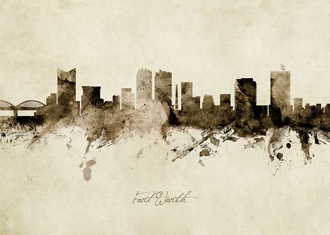 Fort Worth Texas Skyline