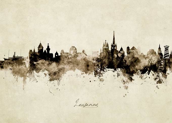Lausanne Skyline