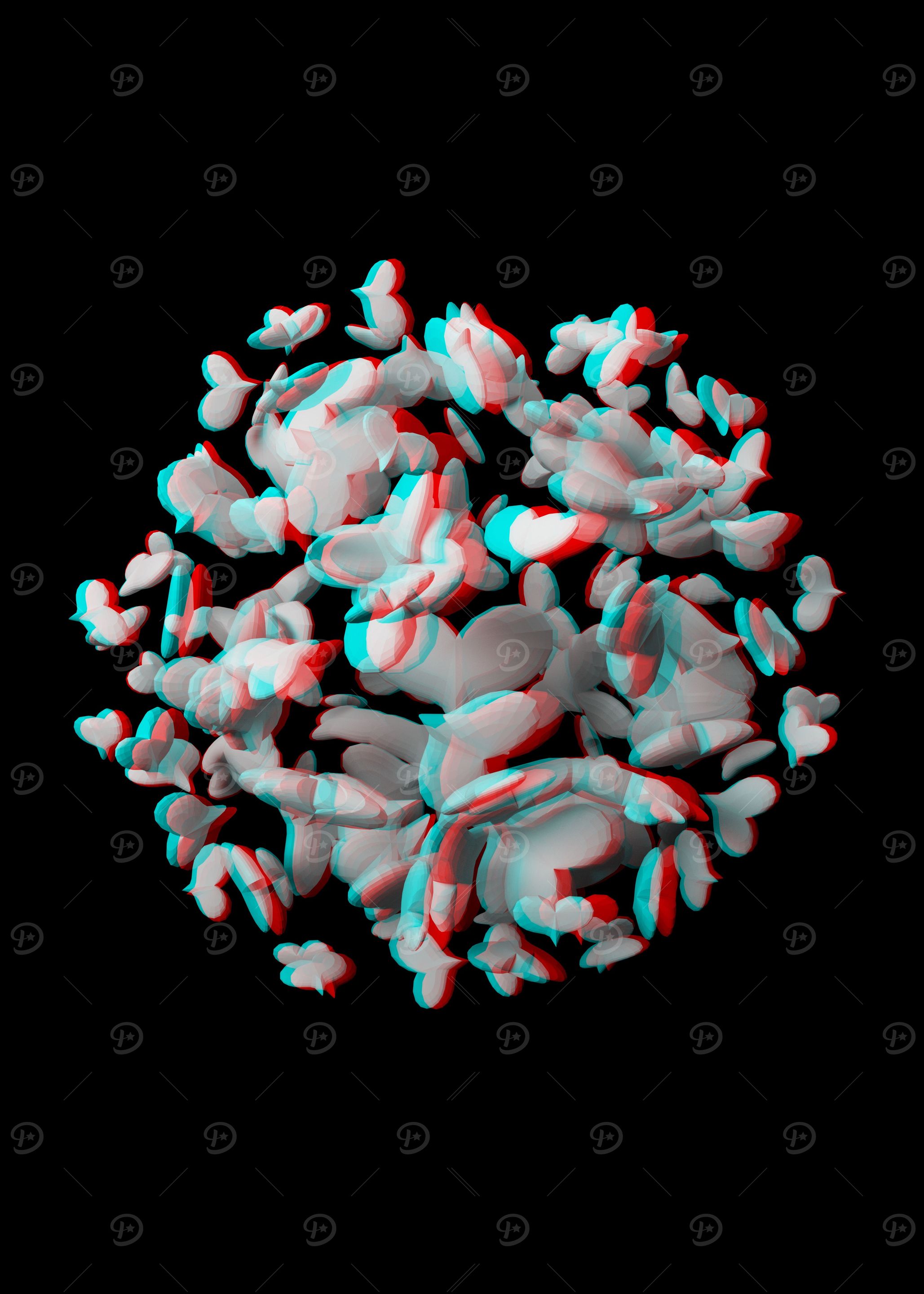 Fractal Anaglyph 28