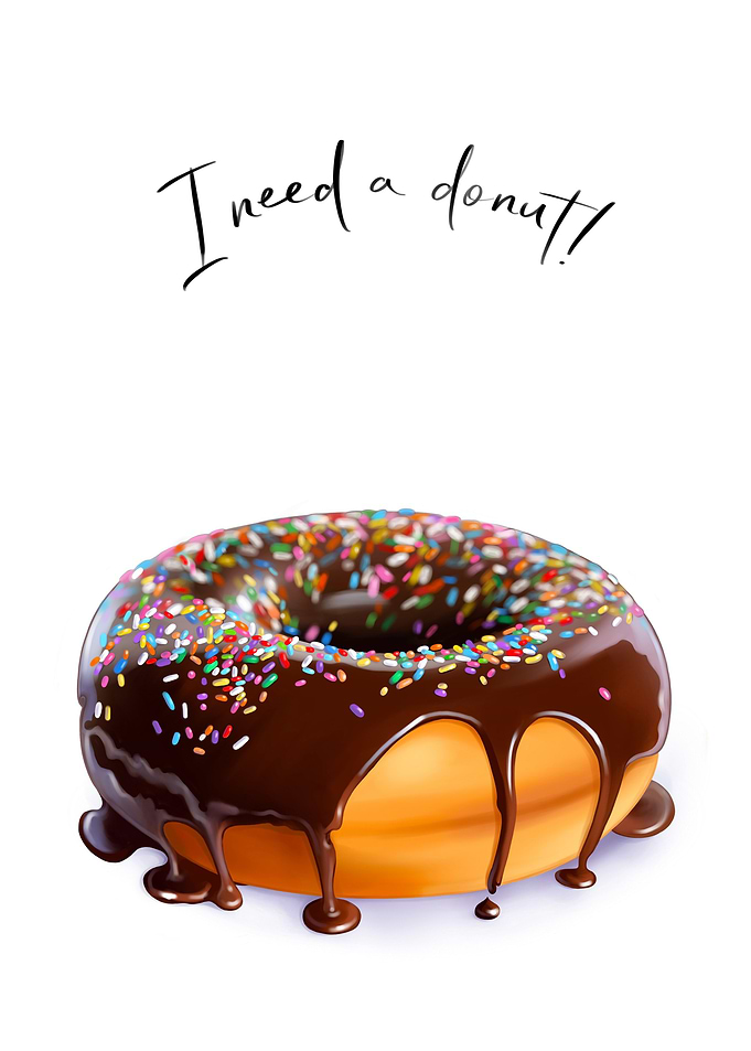 Chocolate donut