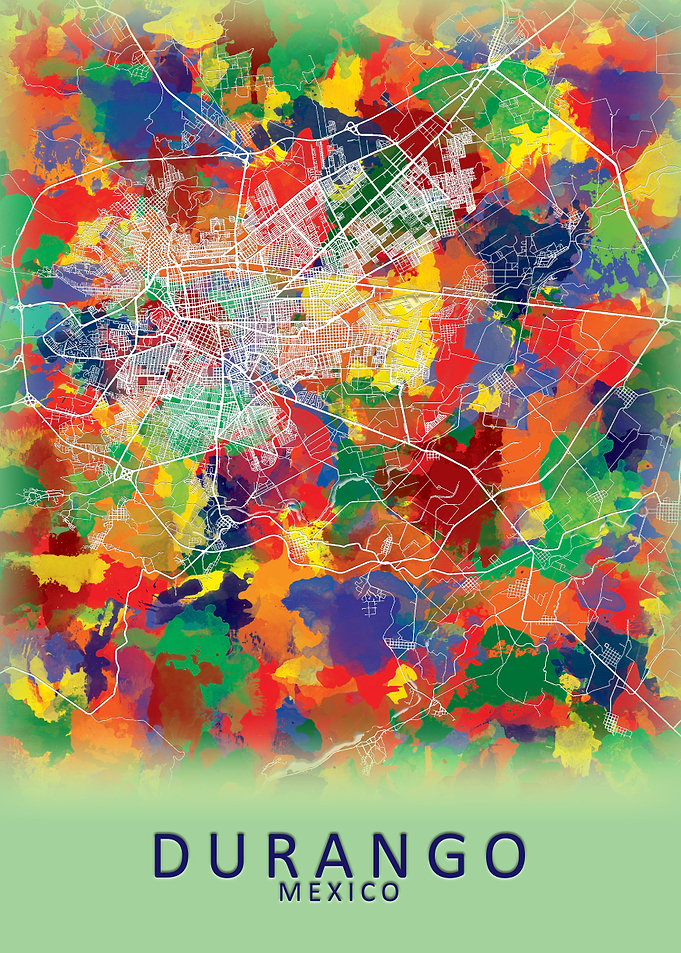 Durango Mexico City Map