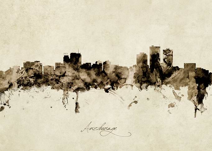 Anchorage Alaska Skyline