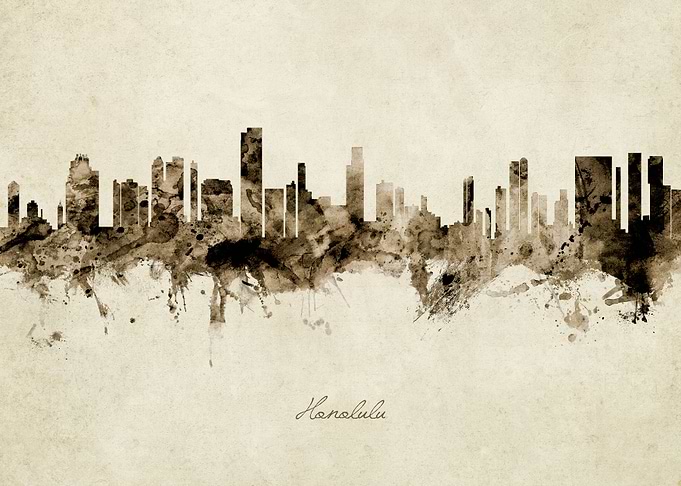 Honolulu Hawaii Skyline