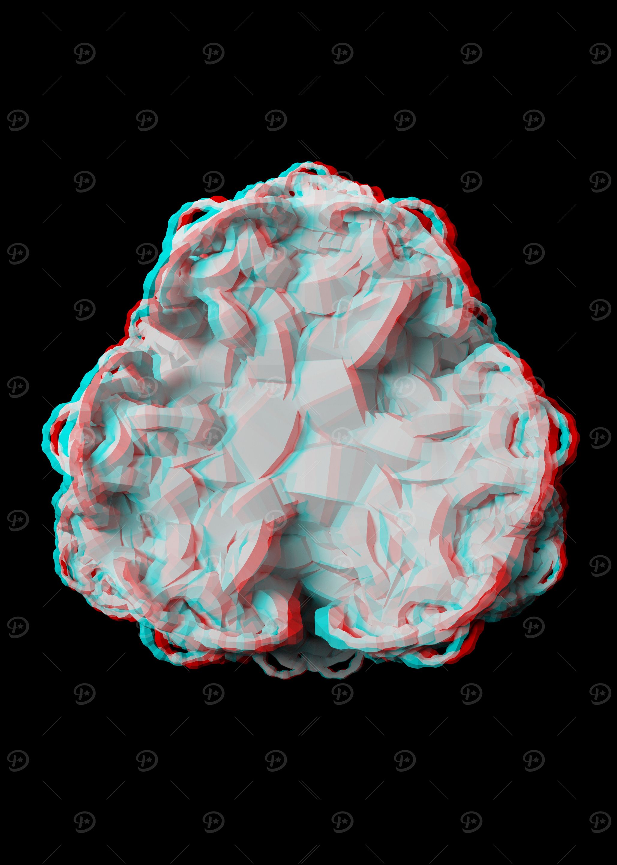 Fractal Anaglyph 08