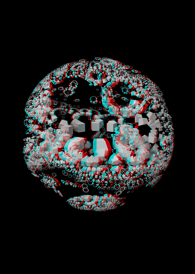 Fractal Anaglyph 21