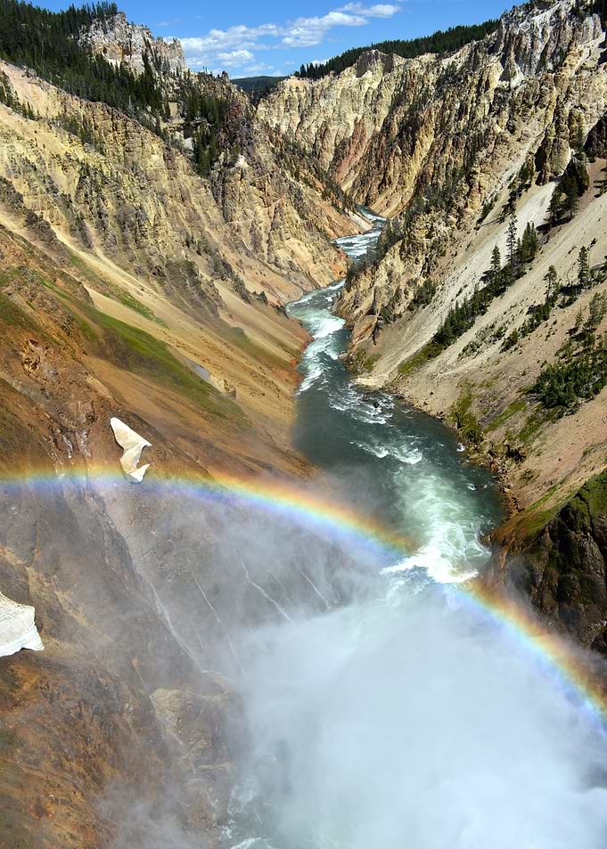 River from mountains