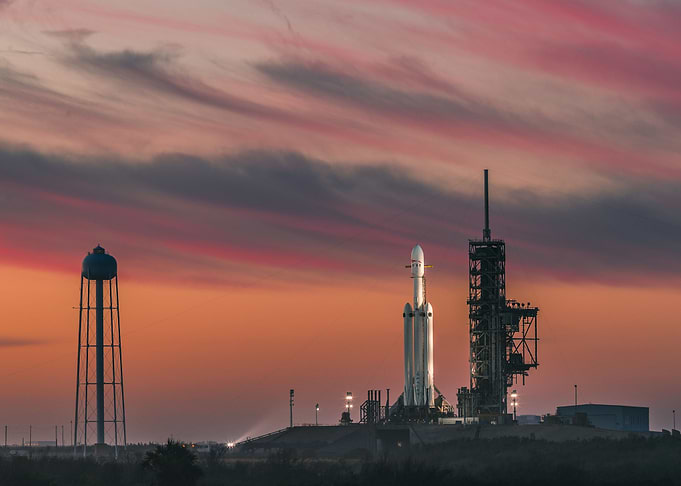 Falcon Heavy Epic Sky