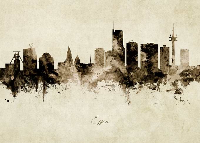 Essen Deutschland Skyline
