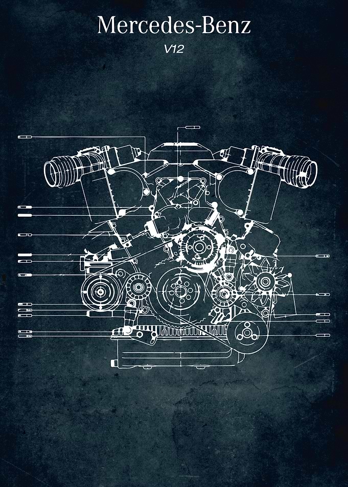 No167 Mercedes Benz V12