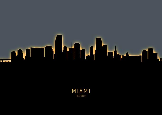 Miami Florida Skyline