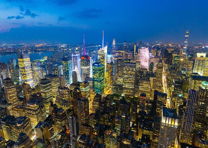 Night over Manhattan
